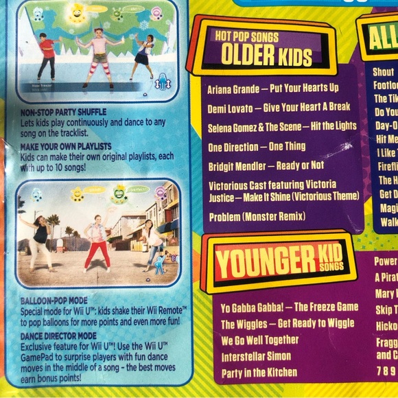 Just Dance Kids 2014 (Nintendo Wii U, 2013) Tested No Manual - Picture 3 of 6